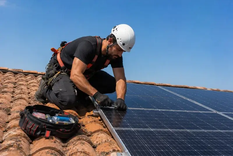 Maintenance et monitoring de panneaux solaires à Fontaine-Notre-Dame